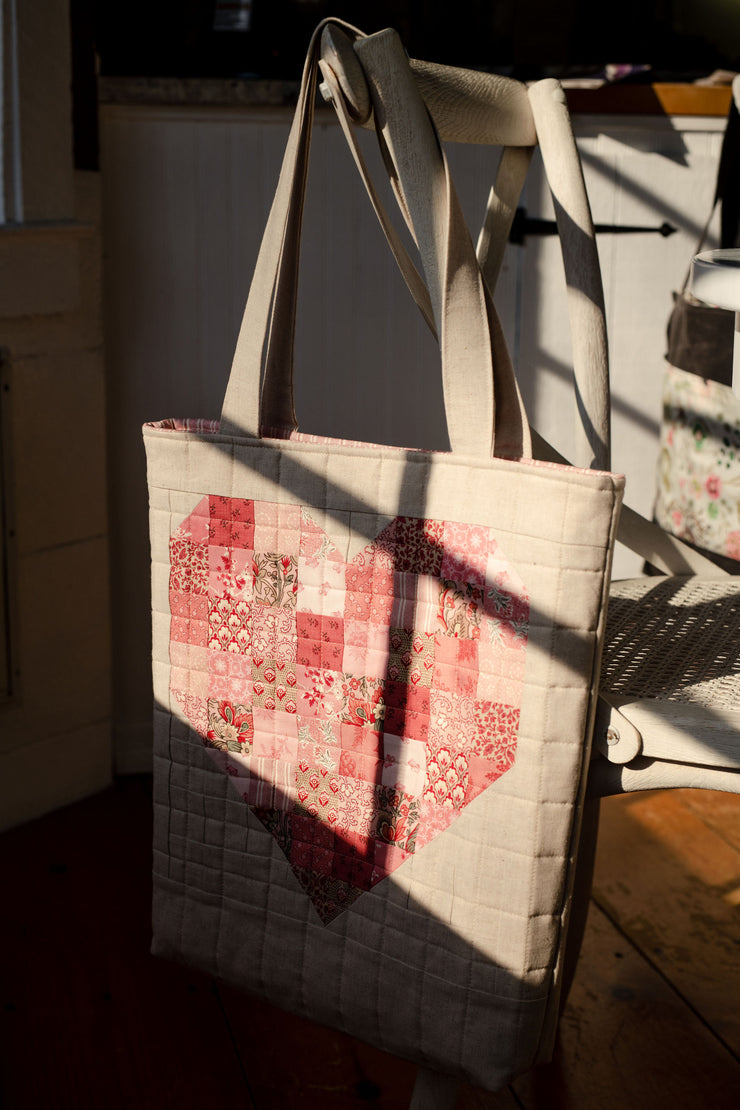 Love Notes Quilted Tote