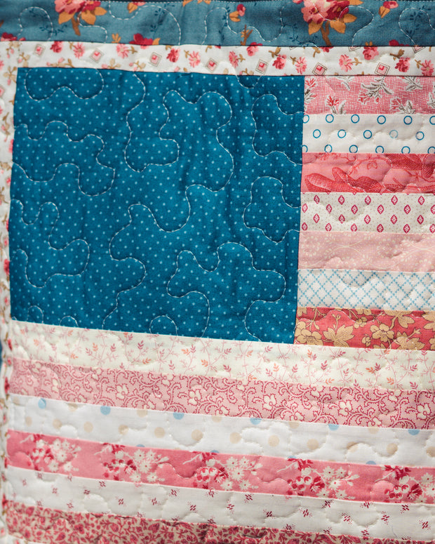 Quilted American Flag Tote