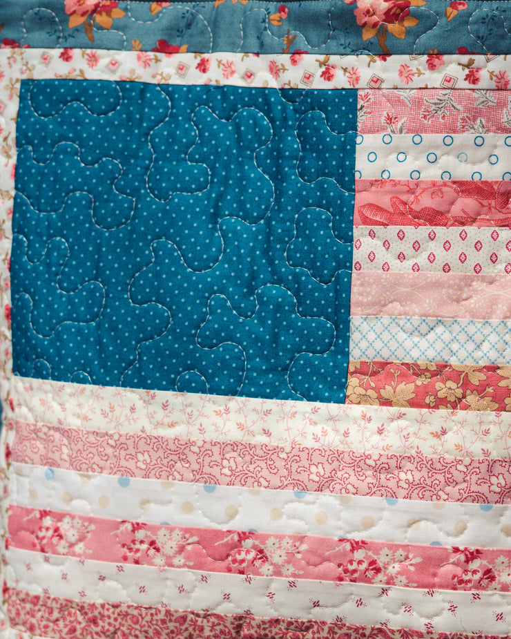 Quilted American Flag Tote