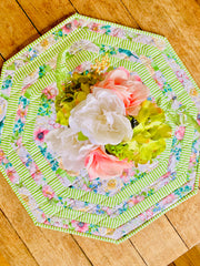 Bluebird Blooms Table Topper