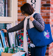 Bluejean Bouquet Tote