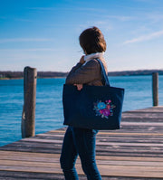 Bluejean Bouquet Tote